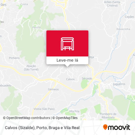 Calvos (Sizalde) mapa