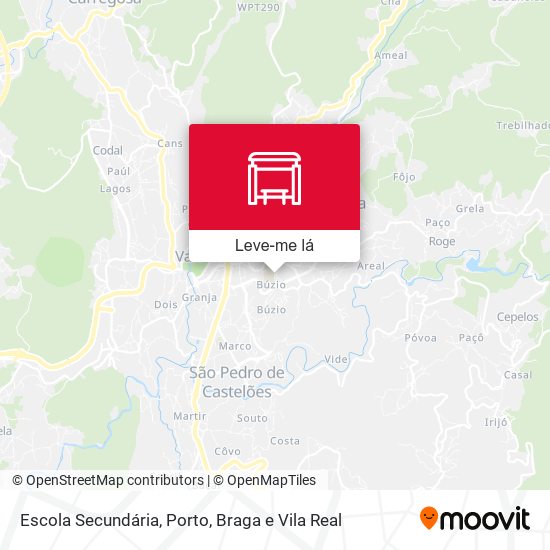 Escola Secundária mapa