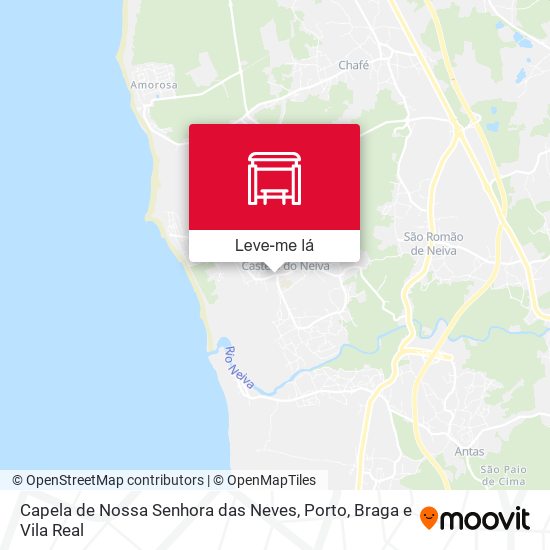 Capela de Nossa Senhora das Neves mapa