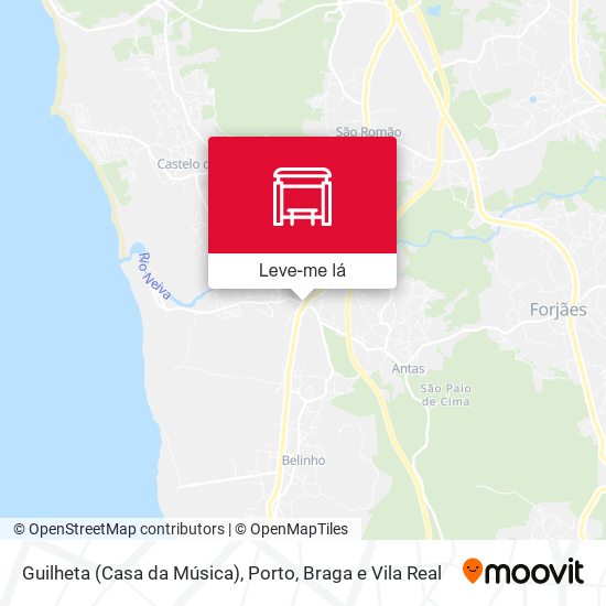 Guilheta (Casa da Música) mapa