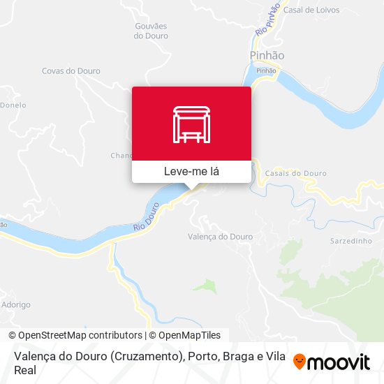 Valença do Douro (Cruzamento) mapa