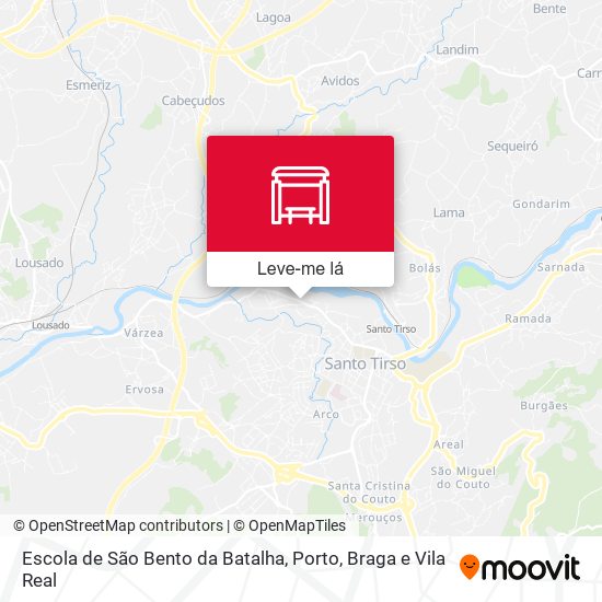 Escola de São Bento da Batalha mapa