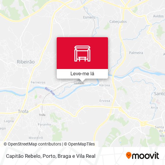 Capitão Rebelo mapa