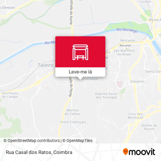 Rua Casal dos Ratos mapa