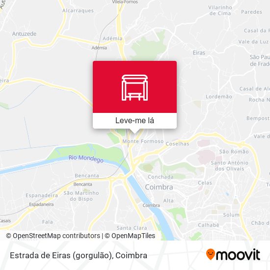 Estrada de Eiras (gorgulão) mapa