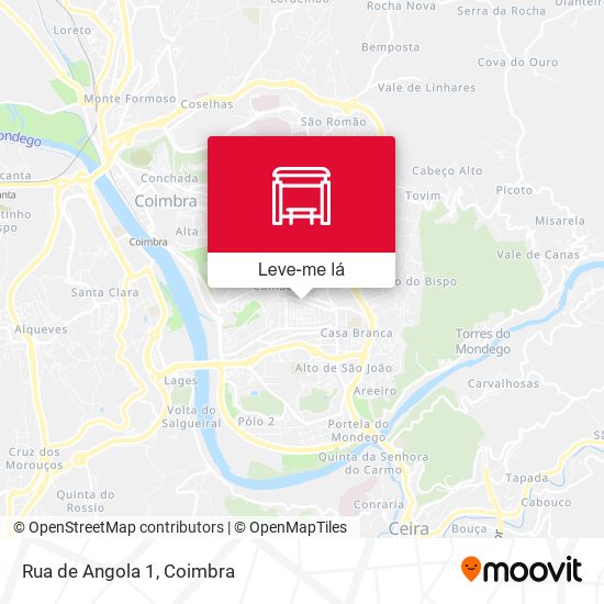 Rua de Angola 1 mapa