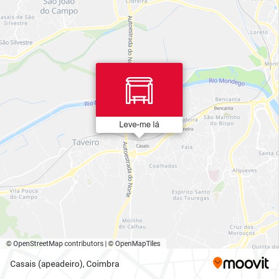 Casais (apeadeiro) mapa