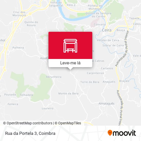 Rua da Portela 3 mapa