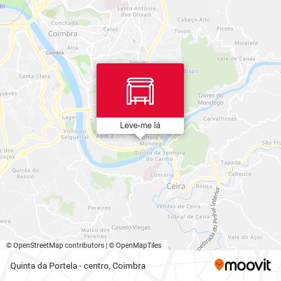 Quinta da Portela  - centro mapa