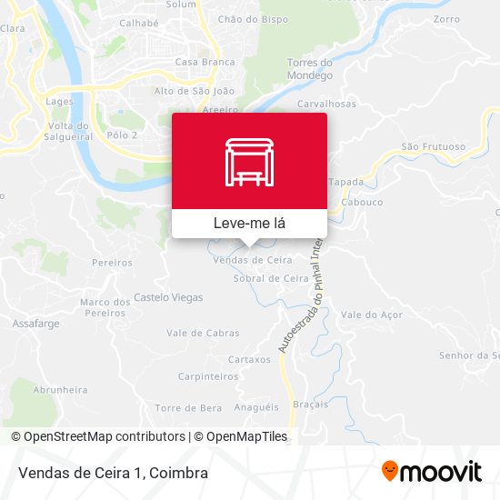 Vendas de Ceira 1 mapa