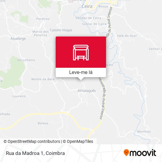 Rua da Madroa 1 mapa