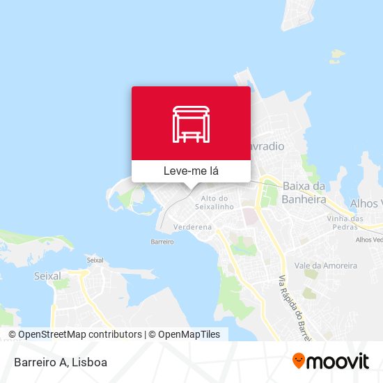 Barreiro A mapa