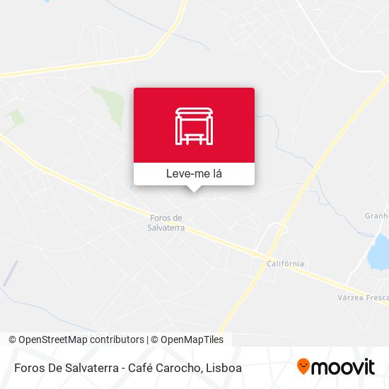 Foros De Salvaterra - Café Carocho mapa
