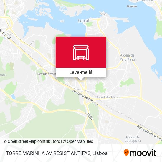 TORRE MARINHA AV RESIST ANTIFAS mapa