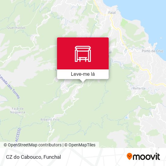 CZ do Cabouco mapa