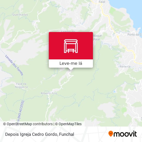 Depois Igreja Cedro Gordo mapa