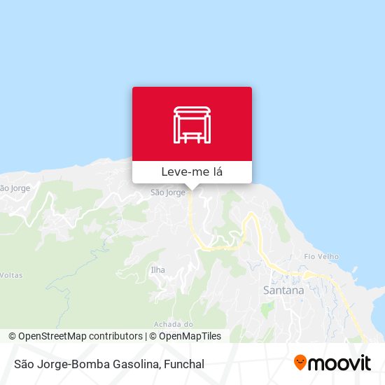 São Jorge-Bomba Gasolina mapa