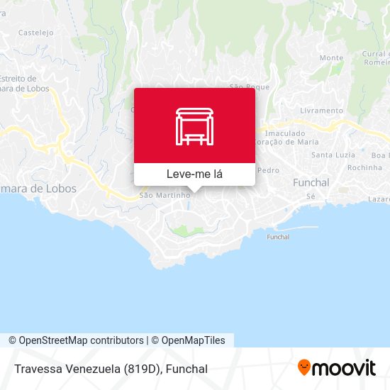 Travessa Venezuela mapa