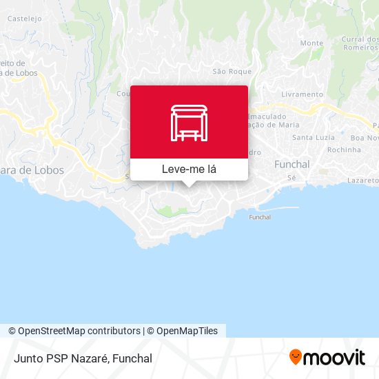 Junto PSP  Nazaré mapa