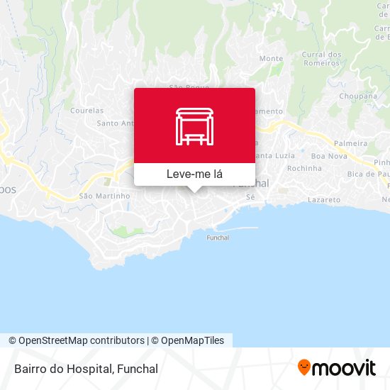 Bairro do Hospital mapa