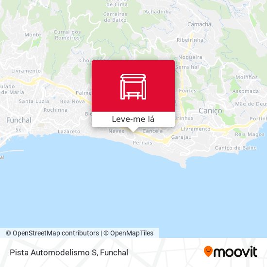 Pista Automodelismo  S mapa