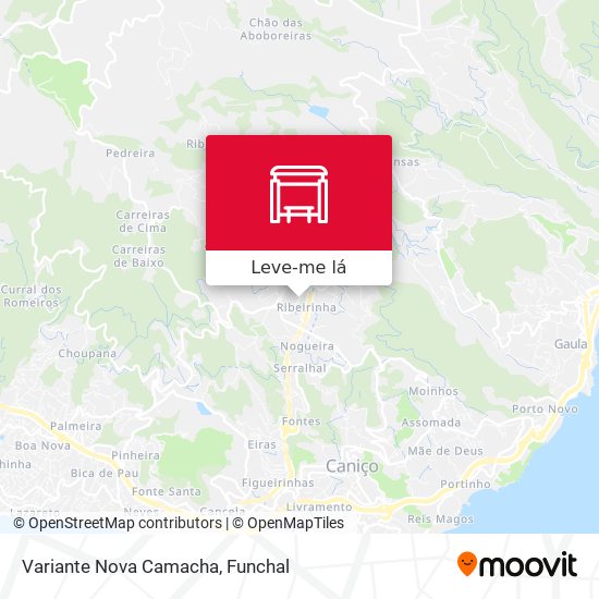 Variante Nova Camacha mapa