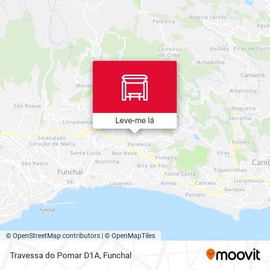 Travessa do Pomar  D1A mapa