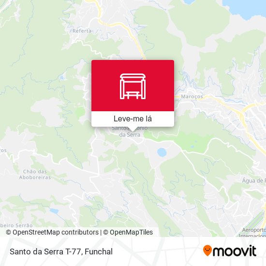 Santo da Serra  T-77 mapa