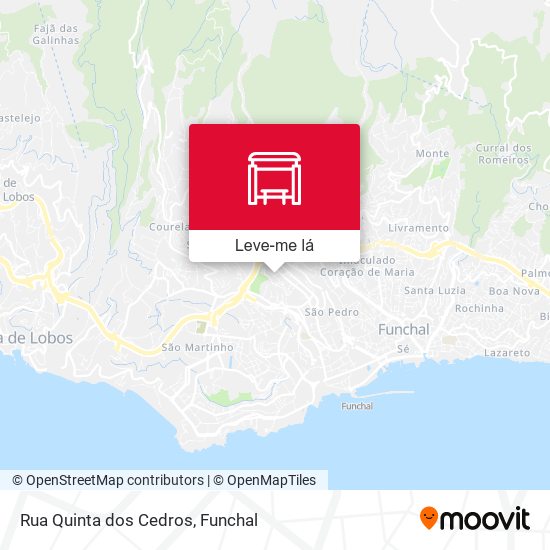 Rua Quinta dos Cedros mapa