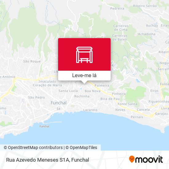 Rua Azevedo Meneses  S1A mapa