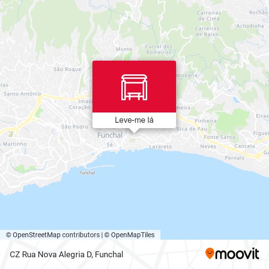 CZ Rua Nova Alegria  D mapa