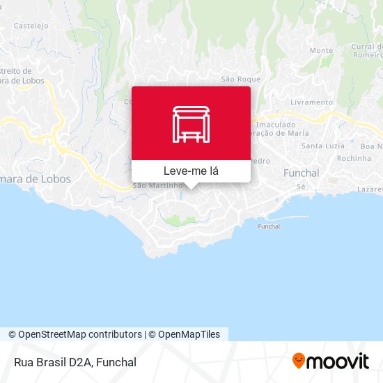 Rua Brasil  D2A mapa