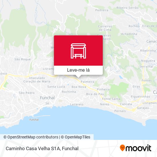 Caminho Casa Velha  S1A mapa