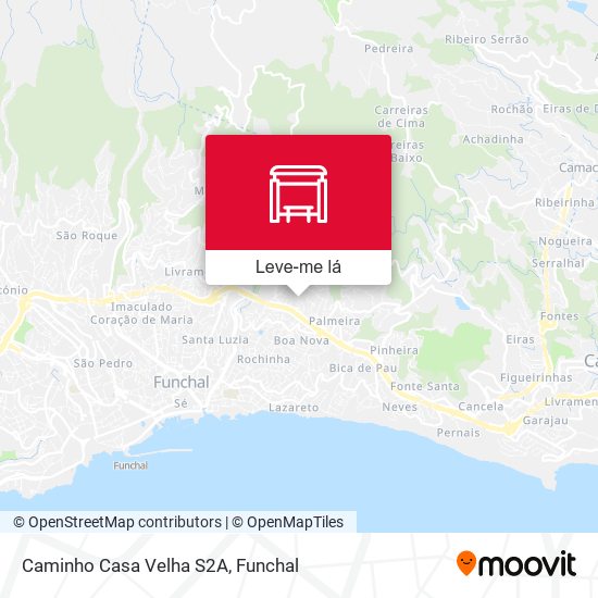 Caminho Casa Velha  S2A mapa