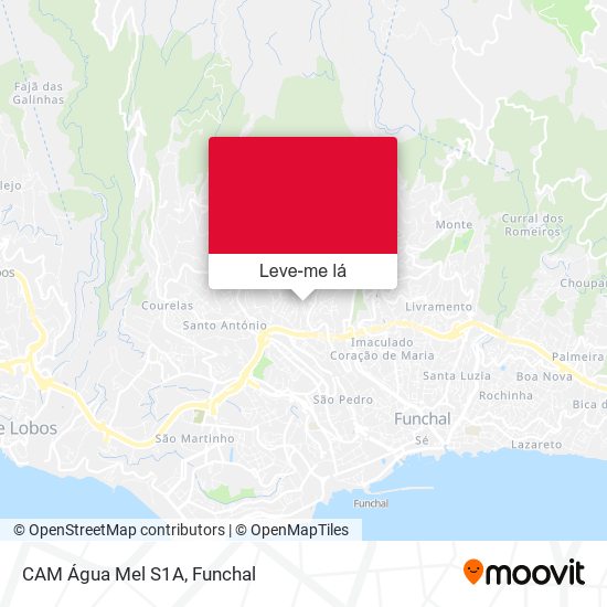 CAM Água Mel  S1A mapa