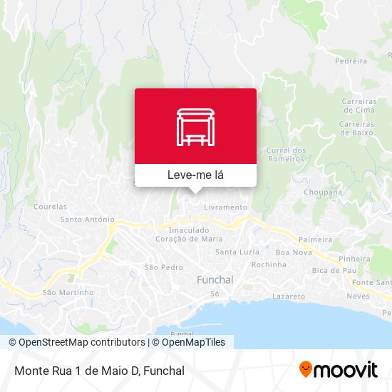 Monte  Rua 1 de Maio  D mapa