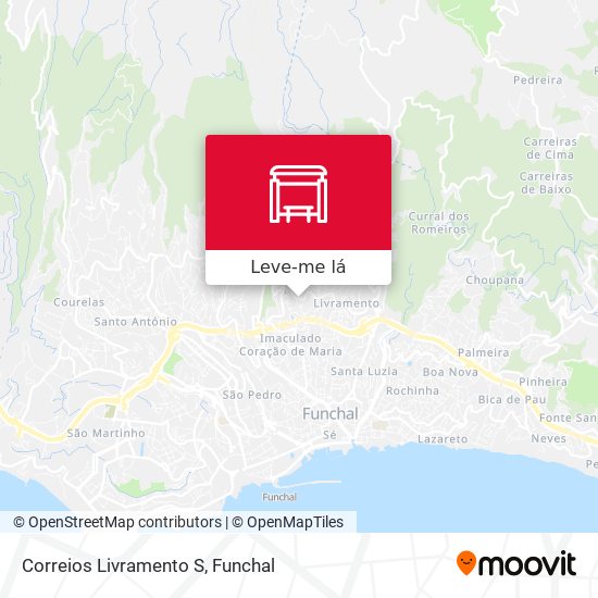 Correios Livramento  S mapa