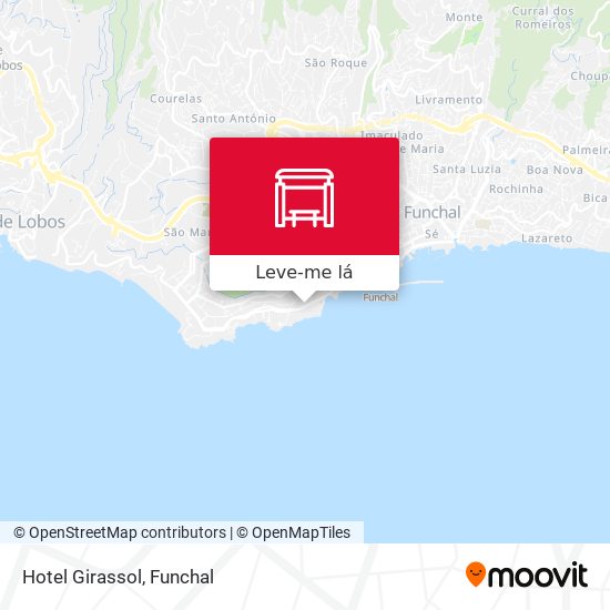 Hotel Girassol mapa