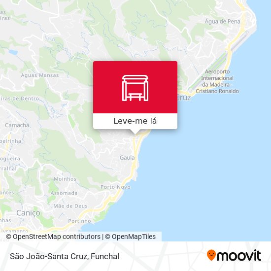 São João-Santa Cruz mapa