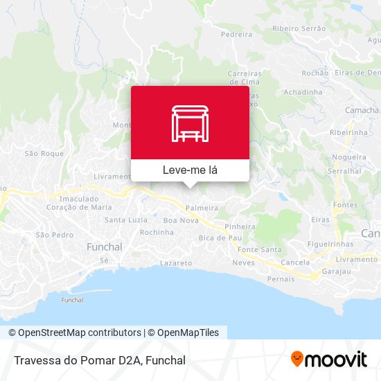 Travessa do Pomar  D2A mapa