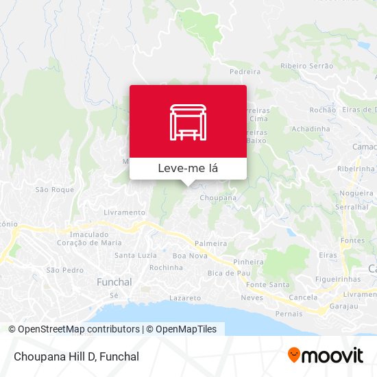 Choupana Hill  D mapa