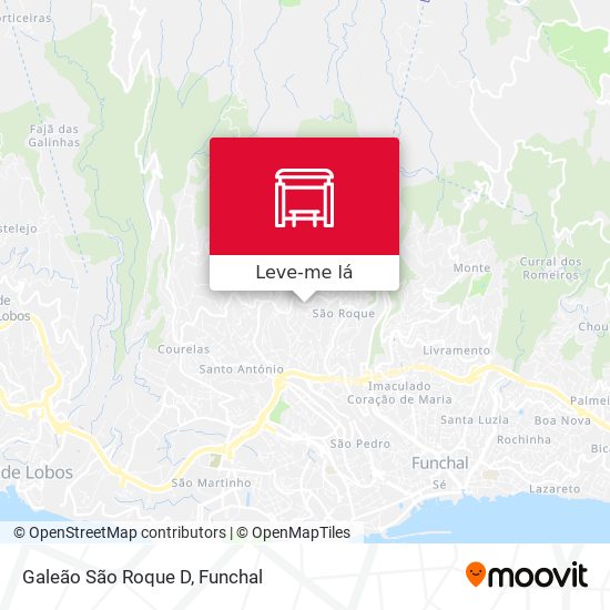 Galeão  São Roque  D mapa