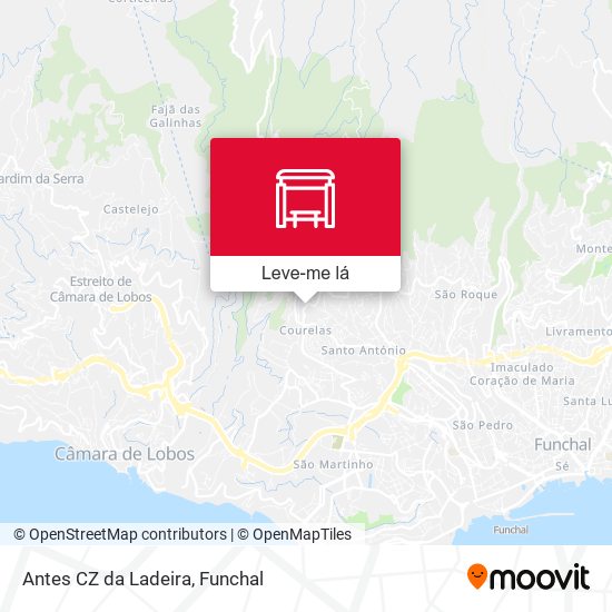 Antes CZ da Ladeira mapa