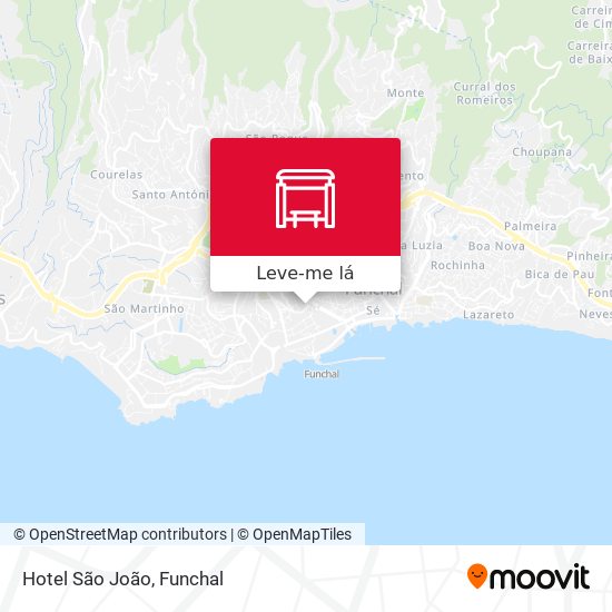 Hotel São João mapa