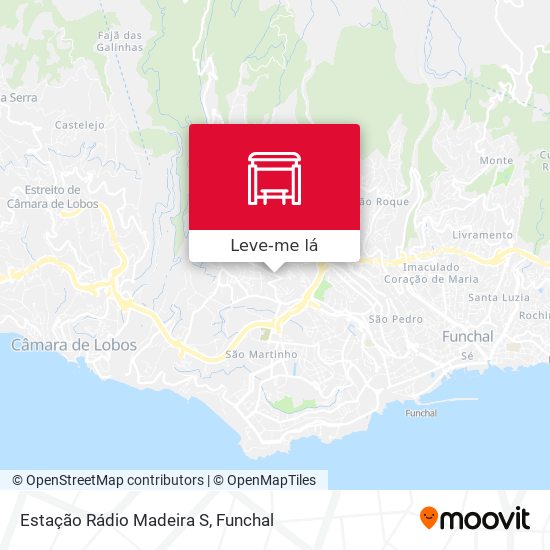 Estação Rádio Madeira  S mapa