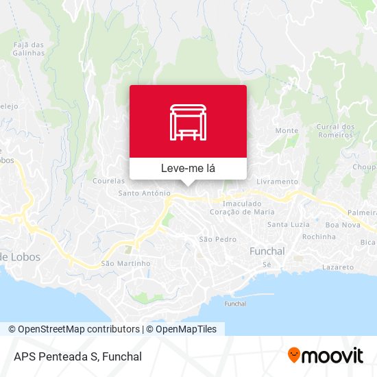 APS Penteada  S mapa