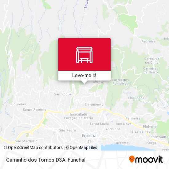 Caminho dos Tornos  D3A mapa