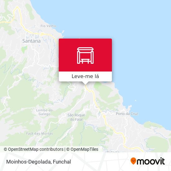 Moinhos-Degolada mapa