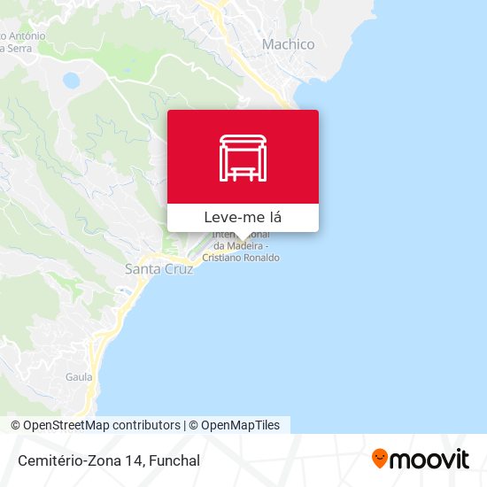 Cemitério-Zona 14 mapa