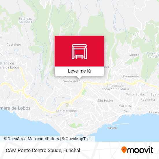 CAM Ponte  Centro Saúde mapa